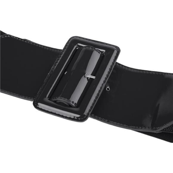 Women's Stretchy Belt 1950s 3 Inch Wide Elastic Belts - Picture 5 of 7